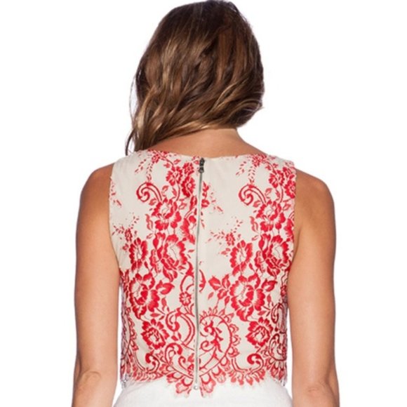 Sale! Alice + Olivia Avani lace tank - Picture 2 of 7
